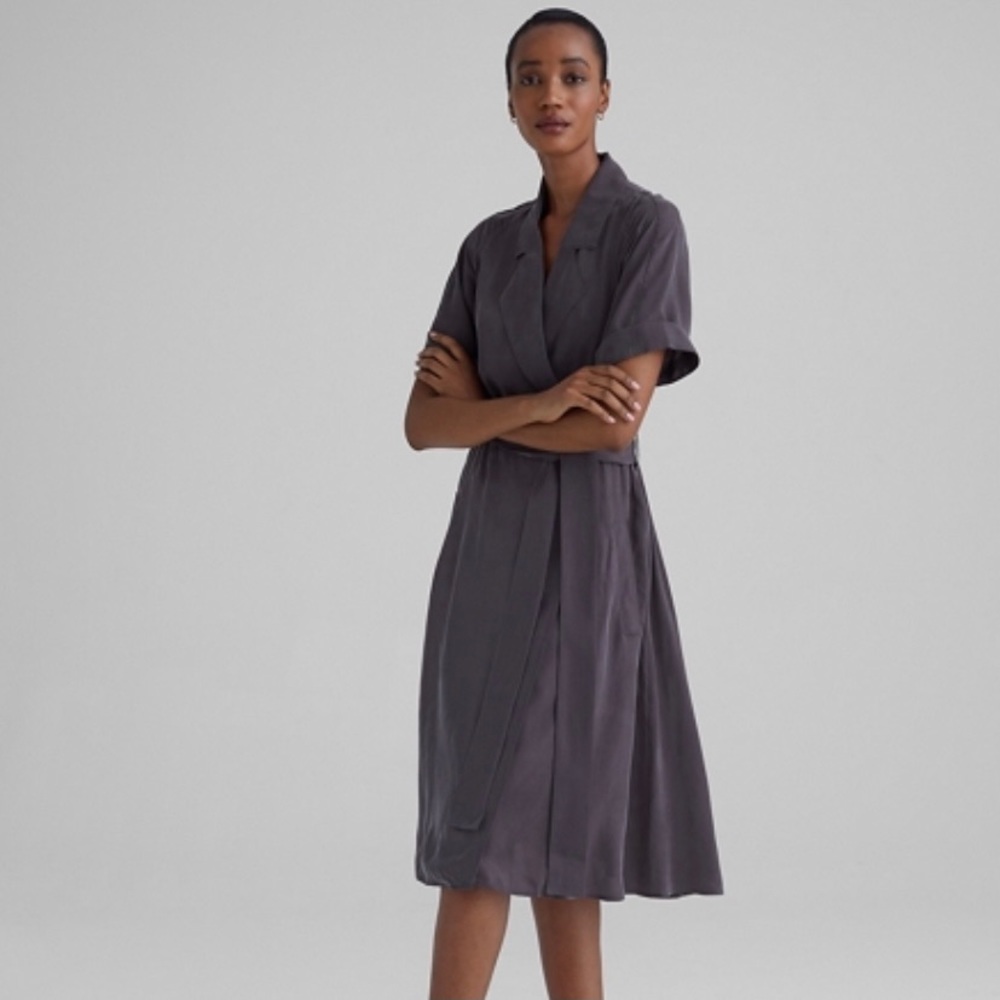 Club Monaco NWT grey trench dress sz00